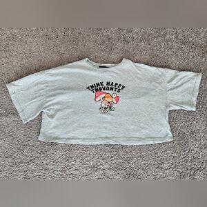 ✨️ Crop Top Tee - Mushroom